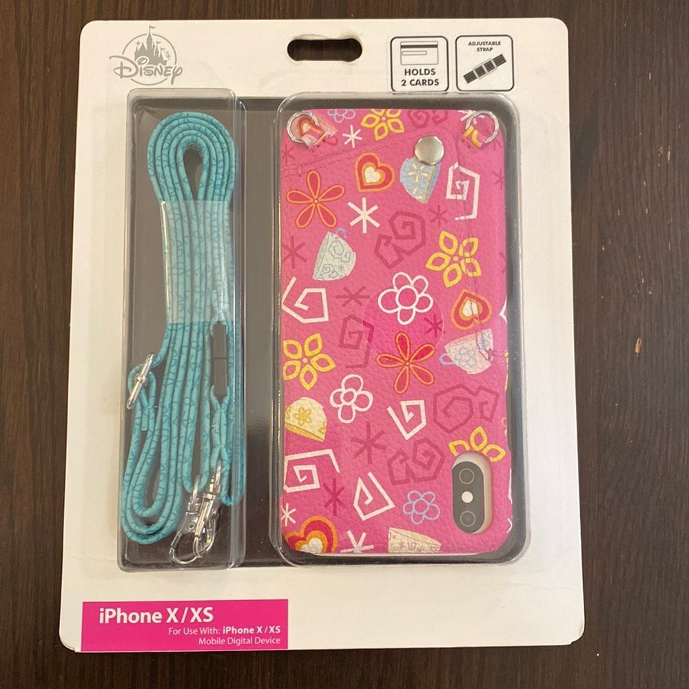 Disney IPhone X/XS phone case/strap- teacups